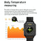 1.69 Inch Ips Touch Screen Ip68 Waterproof Smart Watch Support Sleep Monitoring / Heart Rate Monitoring / Bluetooth Call / Body Temperature Monitoring - Blue
