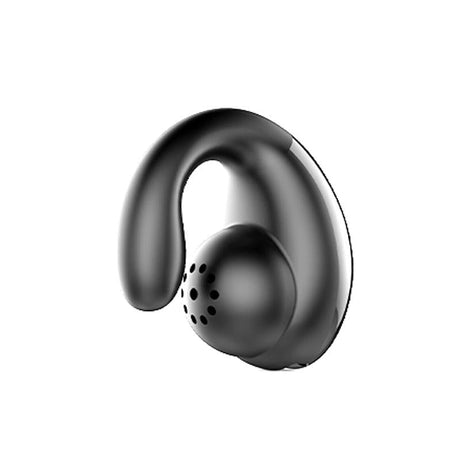 Ultra-light Wireless Earphone with Mic - Bluetooth 5.0 - Ear Clip - Stereo - Black