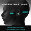 Ultra-light Wireless Earphone with Mic - Bluetooth 5.0 - Ear Clip - Stereo - Black