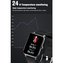 1.69 Inch Tft Screen Ip67 Waterproof Smart Watch Support Body Temperature Monitoring / Sleep Monitoring / Heart Rate Monitoring / Incoming Call Reminder - Pink