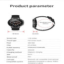 Silicone Band Smart Watch With Colour Screen - Silver