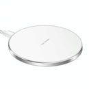 15W Round Wireless Charger Fast Charge - Red + Black Surface