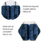 Portable Golf Bag For Cues - Handbag - Purple