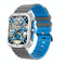 1.9 Inch Tft Square Screen Smart Watch Supports Blood Pressure Monitoring - Silver