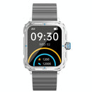1.9 Inch Tft Square Screen Smart Watch Supports Blood Pressure Monitoring - Silver