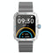 1.9 Inch Tft Square Screen Smart Watch Supports Blood Pressure Monitoring - Silver