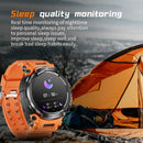 1.5 Inch Colour Screen Bluetooth Smart Watch Health & Sports Monitoring - Orange
