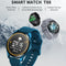 1.28 Inch Tft Colour Screen Ip67 Waterproof Smart Watch Support Body Temperature Monitoring / Sleep Monitoring / Heart Rate Monitoring - Black