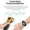 1.28 Inch Tft Colour Screen Ip67 Waterproof Smart Watch Support Body Temperature Monitoring / Sleep Monitoring / Heart Rate Monitoring - Black