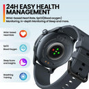 1.43 Inch Bt5.2 Fitness Smart Watch With Health Monitor - Blue