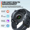 1.43 Inch Bt5.2 Fitness Smart Watch With Health Monitor - Blue