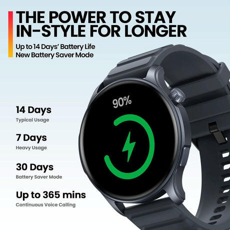 1.43 Inch Bt5.2 Fitness Smart Watch With Health Monitor - Blue