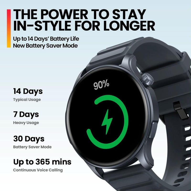 1.43 Inch Bt5.2 Fitness Smart Watch With Health Monitor - Blue