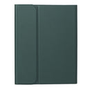 2022 Ipad 10.9 Touch Keyboard Leather Case With Pen Slot - Dark Green