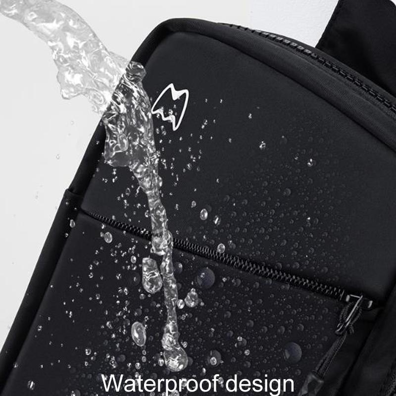 Lightweight Outdoor Sports Chest Bag Cell Phone Crossbody Pack - Beige