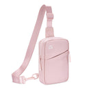 Lightweight Outdoor Sports Chest Bag Cell Phone Crossbody Pack - Beige