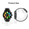 Smart Dual Display Analog Digital Call Watch - Black Steel