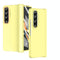 For Samsung Galaxy Z Fold4 5G Skin Feel Contact Lens Case - Yellow