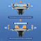 15W Fast Wireless Charger With Infrared Sensor For C10 Car Navigation - Transparent Stand