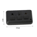 3-Piece Portable Golf Groove Cleaning Brush - Black