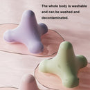 4-Corner Fascia Massage Ball For Neck & Shoulder Relief Yoga & Fitness - Purple