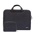 11.6 Inch Simple Business Laptop Bag With Liner - Ls-116 - Snowflake Nylon Black
