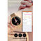 1.28 Inch Ips Colour Screen Ip67 Waterproof Smart Watch Support Blood Pressure Monitoring / Heart Rate Monitoring / Sleep Monitoring - Gold