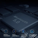 180 Degree Rotating Wireless Bluetooth Car Handsfree Earphones - Red