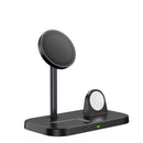 3 In 1 Magnetic Wireless Charger For Iphone & Airpods - Black