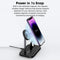 3 In 1 Magnetic Wireless Charger For Iphone & Airpods - Black