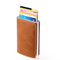 Automatic Rfid Blocking Card Holder with Coin Pocket - Black