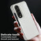 Foldable Phone Case with Double Buckle Card Slot for Samsung Galaxy z Fold4 - Red