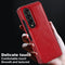 Foldable Phone Case with Double Buckle Card Slot for Samsung Galaxy z Fold4 - Red