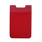 Lycra Phone Card Holder Stretch Back Sticker Wallet For Cards Bus Pass Bank Fits Most Phones - Pink