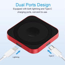 15W 3 In 1 Magnetic Wireless Charger For Smart Devices - Black