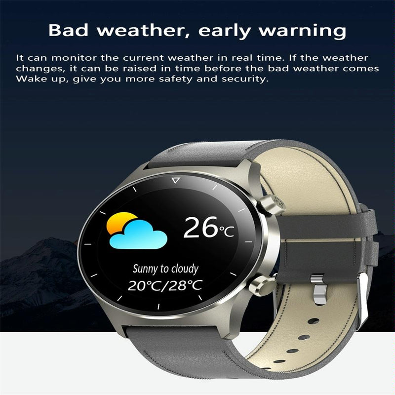 Waterproof Smart Watch With Heart / Bp / Oxygen / Sleep Monitoring - Ip68 - Gold