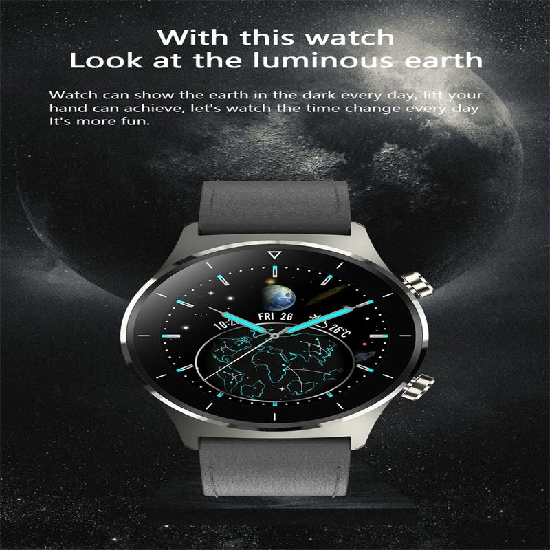 Waterproof Smart Watch With Heart / Bp / Oxygen / Sleep Monitoring - Ip68 - Gold