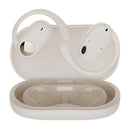 Wireless Dual-mic Bluetooth Earphones with Noise Reduction and Led Display - Skin-Colour