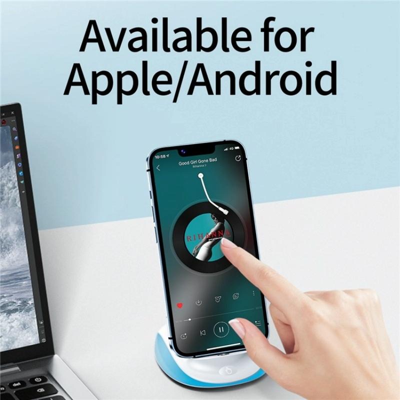 15W Universal Desktop Wireless Charger - Purple
