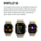 1.5 Inch Silicone Band Smart Watch Bluetooth Call / Heart Rate / Blood Pressure / Blood Oxygen - White