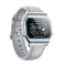 Leather Band Smartwatch With Waterproof Colour Screen - Grey