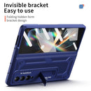 Telescopic Hinge Foldable Phone Case with Stand - 5g - Blue
