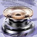 Comfortable Wireless Bluetooth Earphones - Noise Canceling - Purple