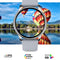 1.32 Inch Health Monitoring Smart Watch With Password Lock - Silver Gray