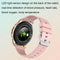 1.32 Inch Health Monitoring Smart Watch With Password Lock - Silver Gray