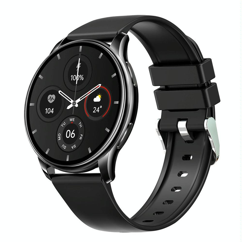 1.32 Inch Health Monitoring Smart Watch With Password Lock - Silver Gray