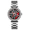 Stylish Steel Band Quartz Watch for Couples - Rose Gold