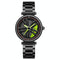 Stylish Steel Band Quartz Watch for Couples - Rose Gold