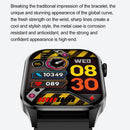 Waterproof Smart Watch With Bluetooth And Blood Oxygen Monitoring - Ip68 - Blue
