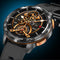 1.43 Inch Amoled Round Screen Steel Strap Smart Watch - Black